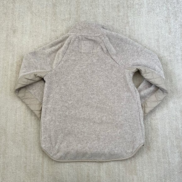 Abercrombie & Fitch Sherpa Fleece Half Snap Pullover Jacket Top S - Picture 4 of 10